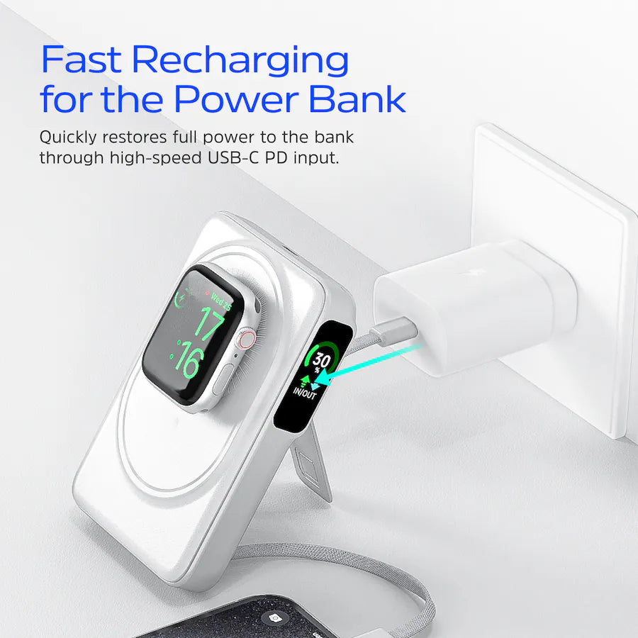 10,000mAh 22.5W Magnetic Wireless PowerBank