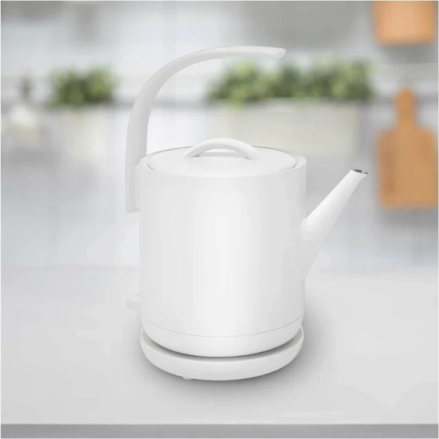 Electric Lightweight Pour-over Kettle for Coffee And Tea, Matte White